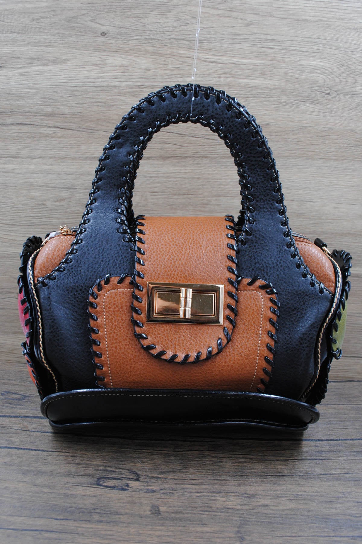 Sac à main - Tube avec fleurs