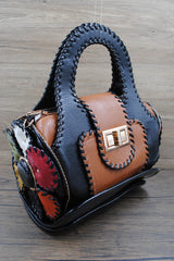 Sac à main - Tube avec fleurs