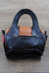 Sac à main - Tube avec fleurs