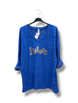 Pull col V "J'adore" (nouvelle version)