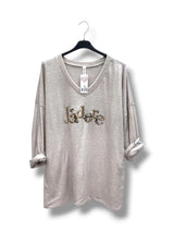 Pull col V "J'adore" (nouvelle version)