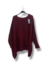 Pull oversize asymétrique