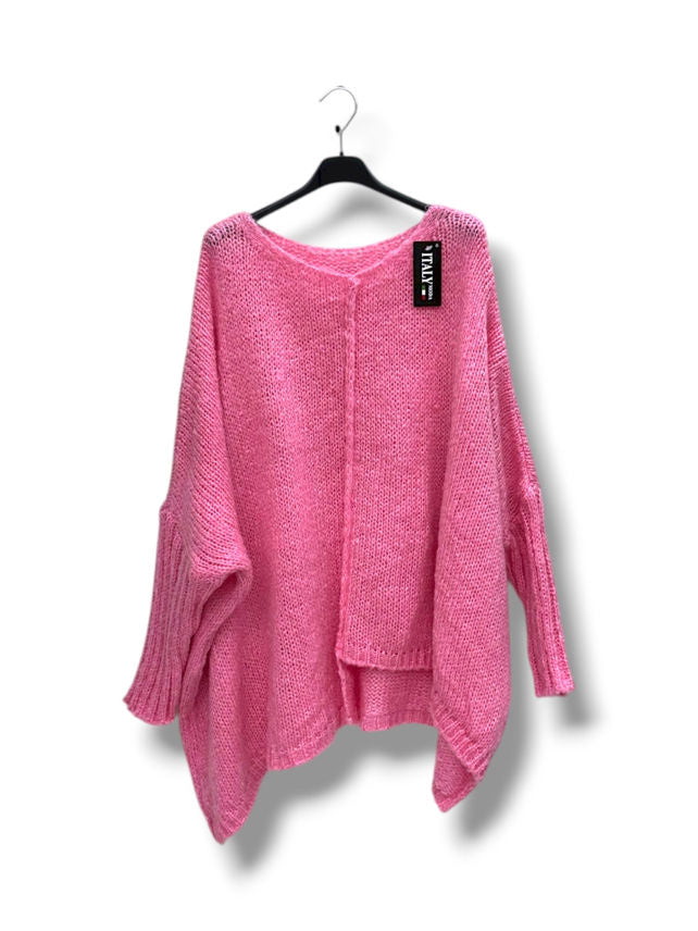 Pull oversize asymétrique