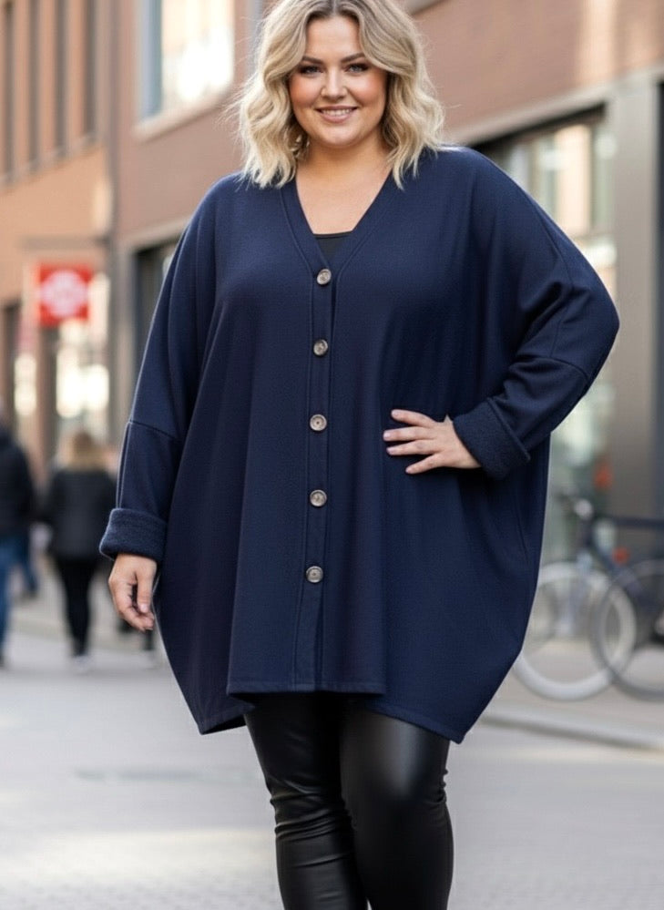 Gilet oversize intérieur molletonné