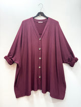 Gilet oversize intérieur molletonné