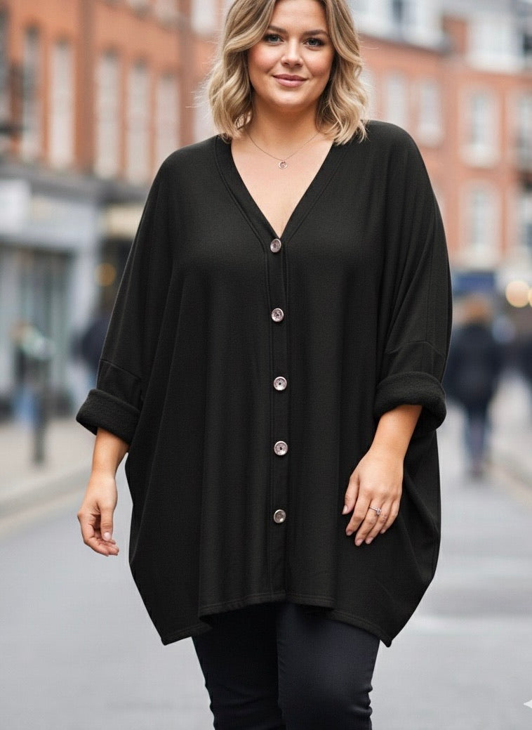 Gilet oversize intérieur molletonné