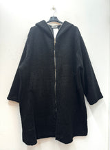 Manteau long en polaire mouton/sherpa