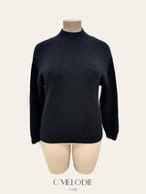 Pull col cheminée en Alpaga