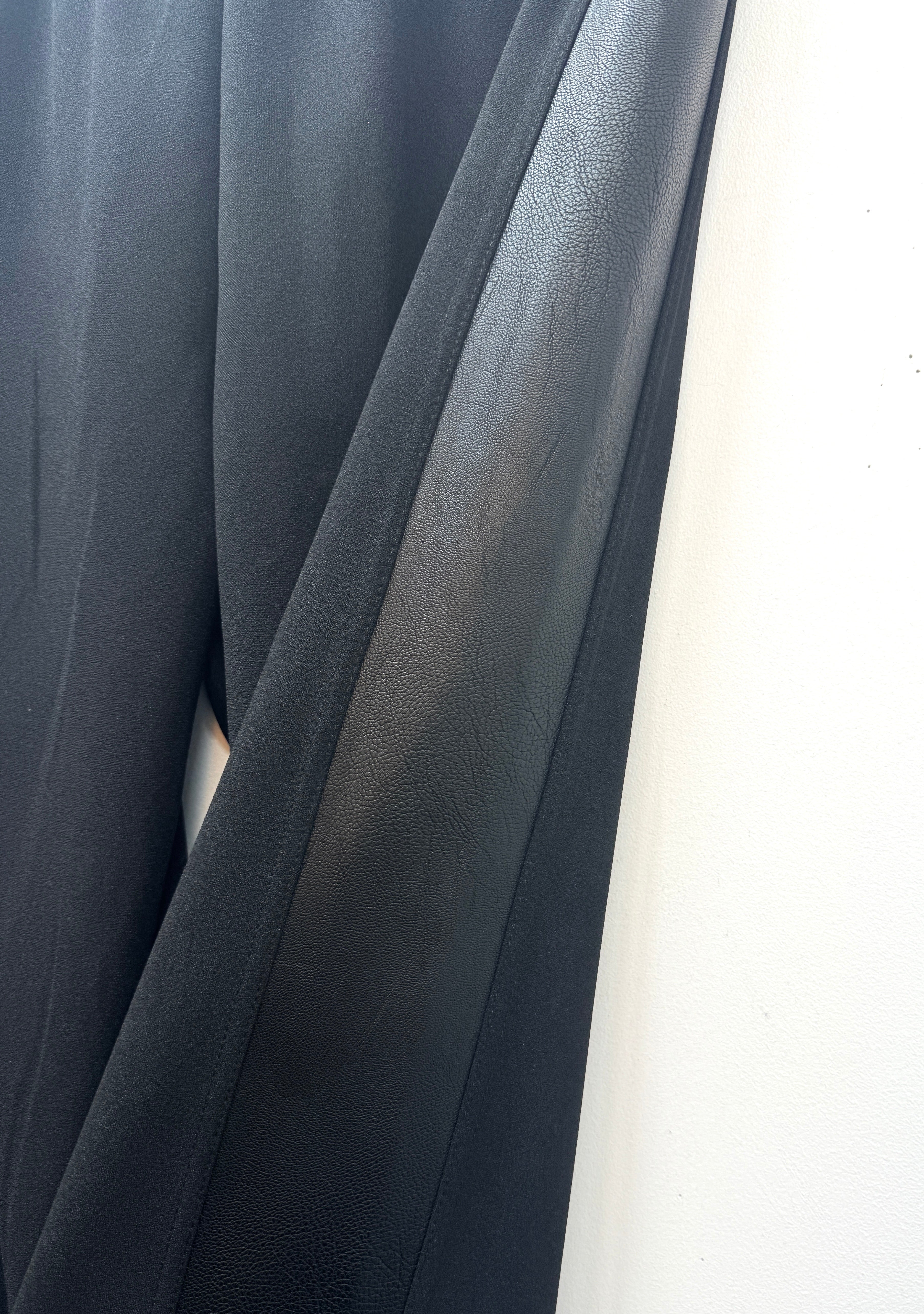 Pantalon Legging avec bande cuir