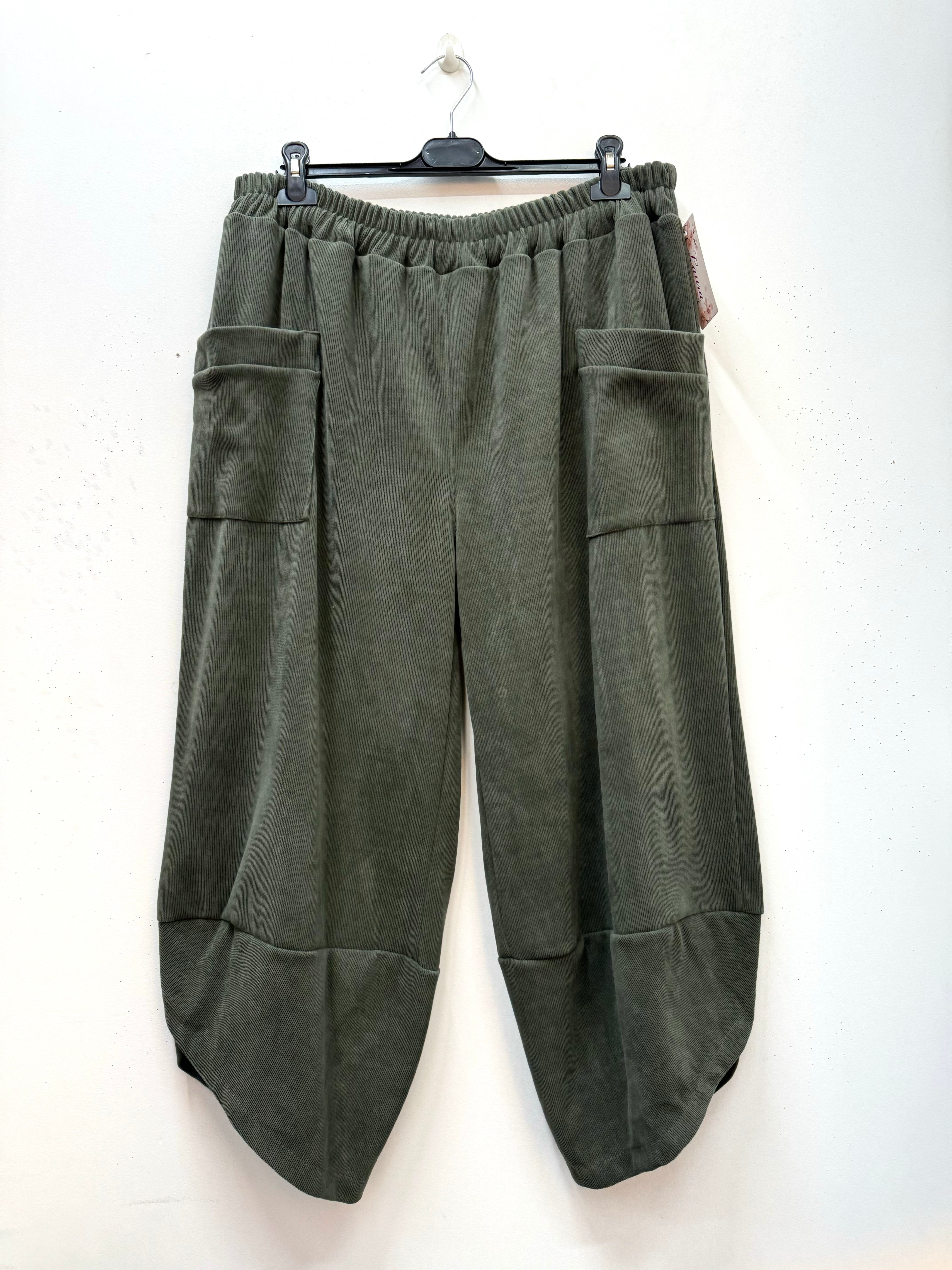 Pantalon Cargo en velours