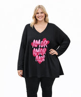 Pull maille douce oversize - Amor Amor Amor