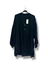 Tunique ample col V en coton