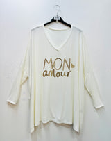 Pull maille douce oversize - Mon Amour