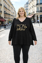 Pull maille douce oversize - Mon Amour