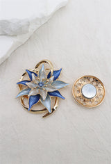 Broche aimantée - Fleur multi pétales