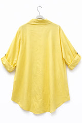 Chemise en coton avec strass papillon