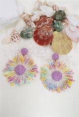 Boucles d'oreilles feu d'artifice