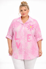 Chemisier Tye & Dye Fluo