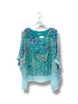 Tunique voilage imprimé fleurs (42-50)