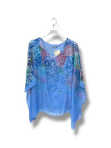 Tunique voilage imprimé fleurs (42-50)