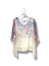 Tunique voilage imprimé fleurs (42-50)