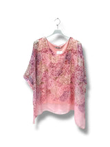 Tunique voilage imprimé fleurs (42-50)