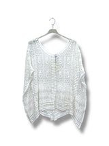 Top poncho en crochet