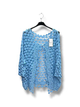 Gilet crochet avec 1 bouton