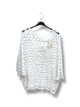 Gilet crochet avec 1 bouton