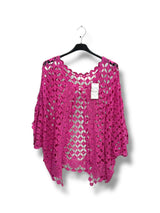 Gilet crochet avec 1 bouton