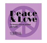 Bougie artisanale - Peace& Love (Patchouli)