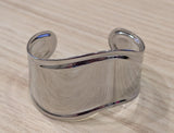 Bracelet manchette - Argenté