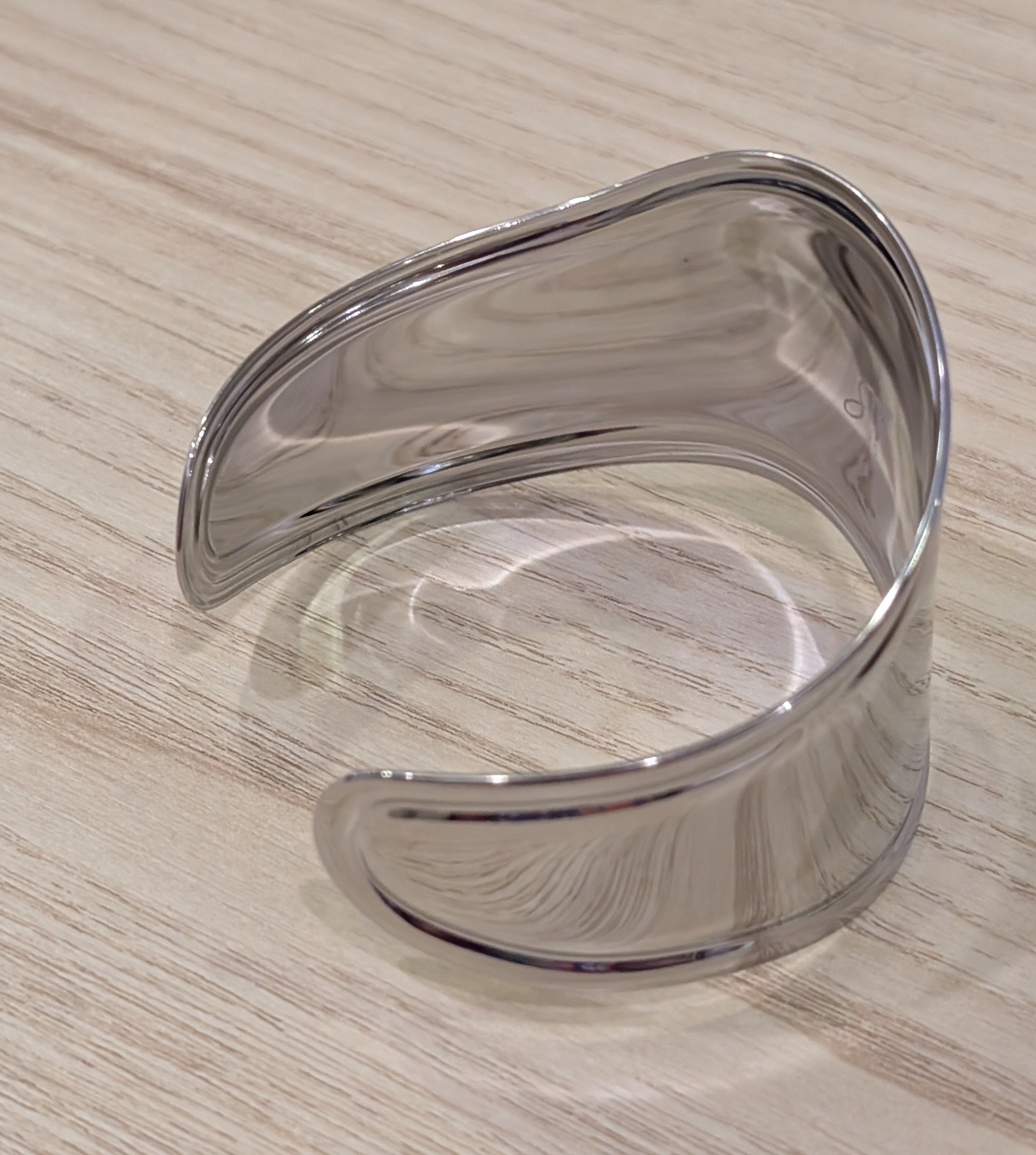 Bracelet manchette - Argenté