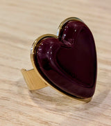 Bague ajustable - Coeur