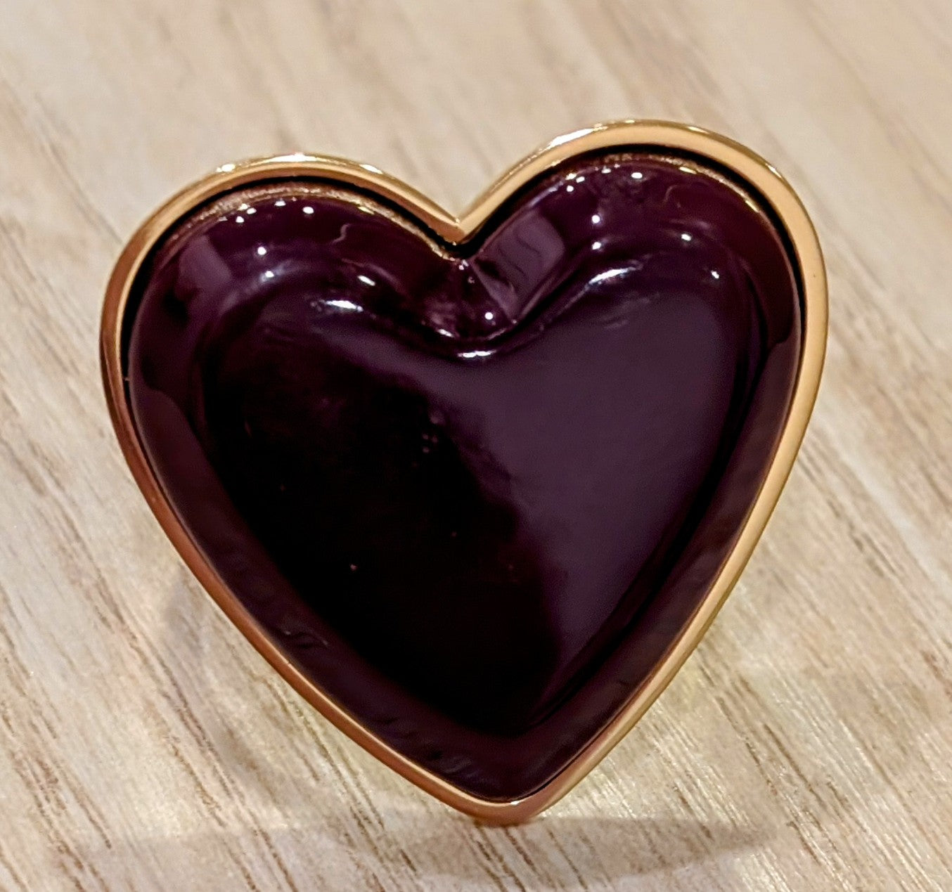 Bague ajustable - Coeur