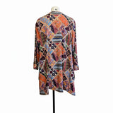 Tunique KATY longue manches longues - Patchwork