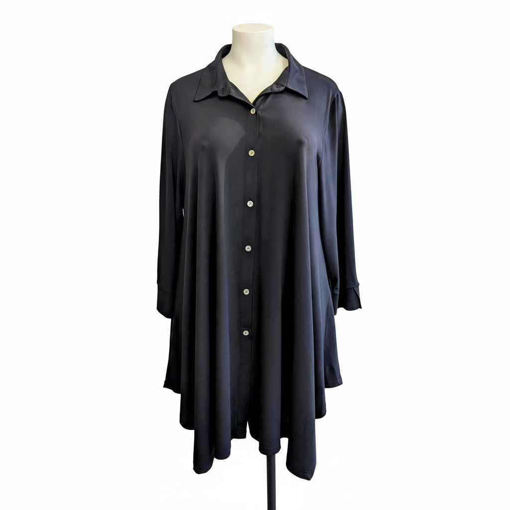 Chemise KATY unie - Noire