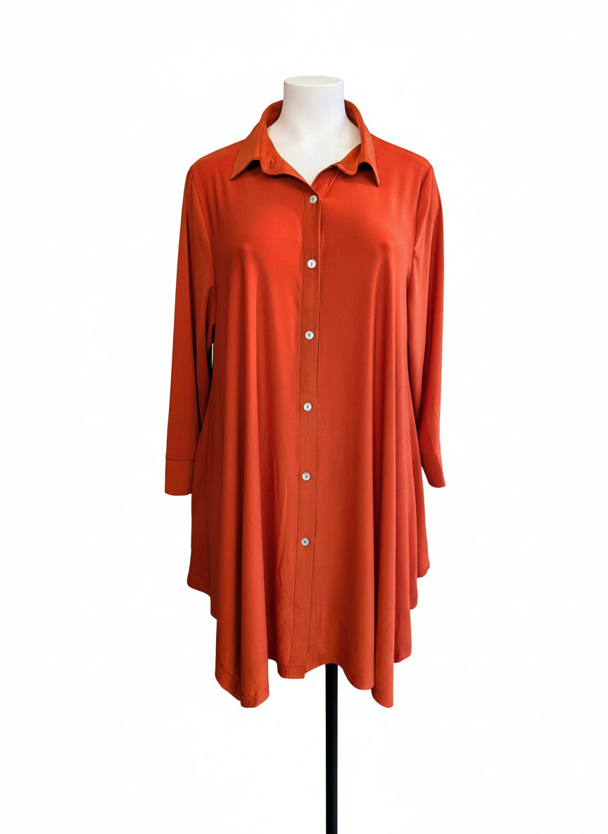 Chemise KATY unie - Brique