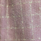 Echarpe bicolore - Vieux rose et écru