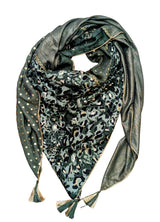 Foulard en carré 4 en 1 - Kaki