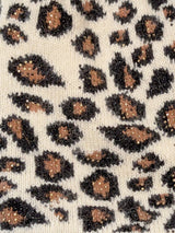 Bonnet Léopard avec pompon