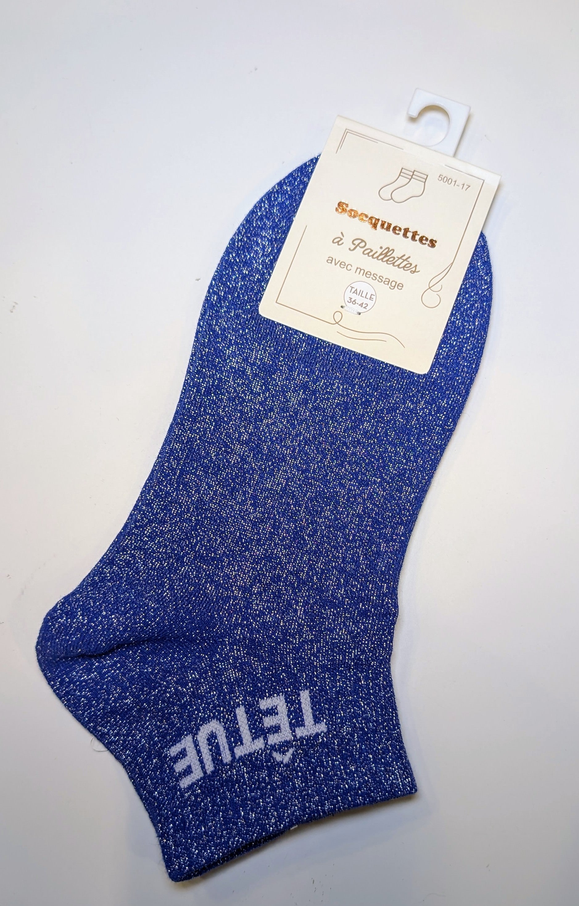 Chaussettes à paillettes - Têtue (36-42)