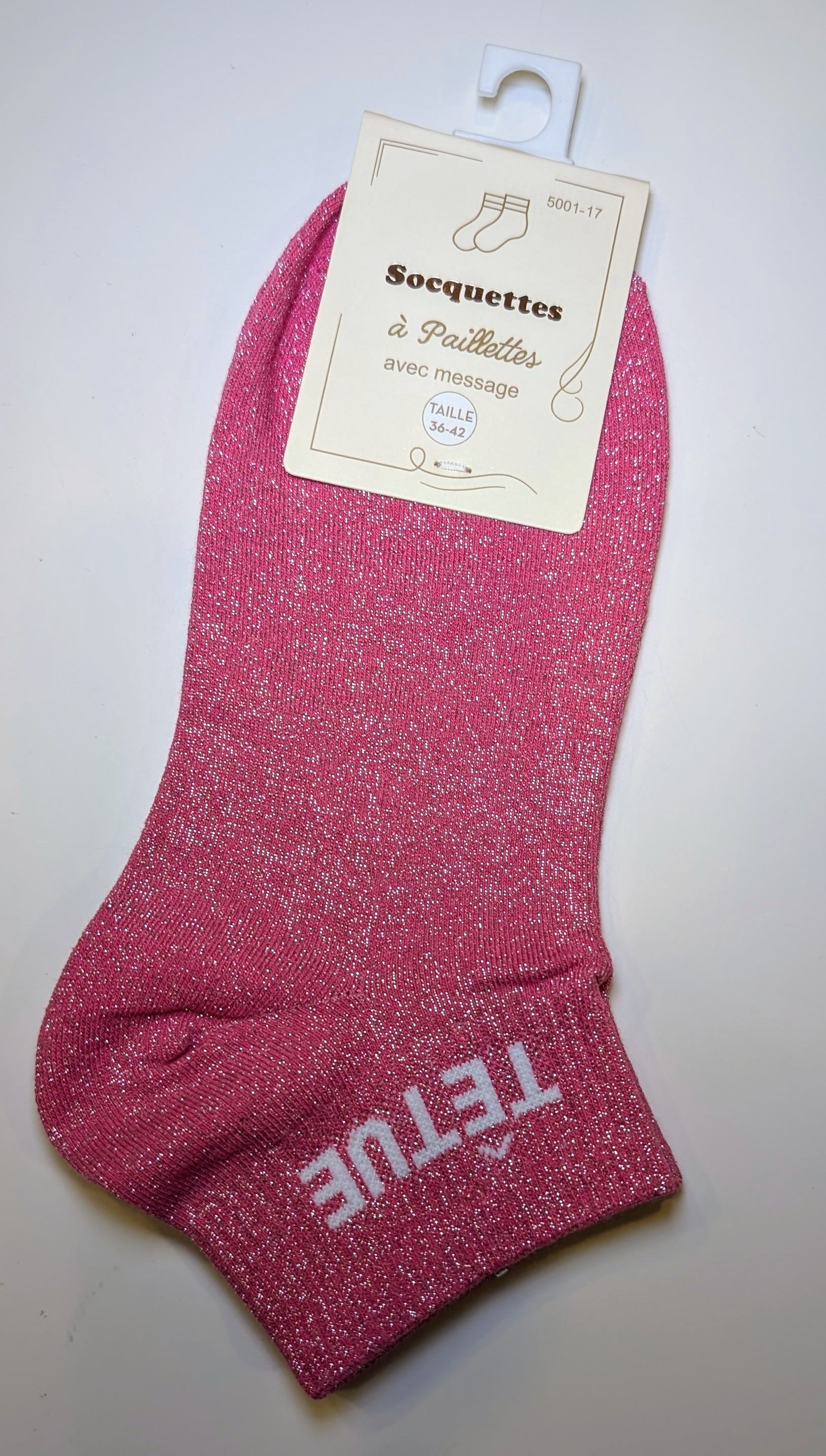 Chaussettes à paillettes - Têtue (36-42)