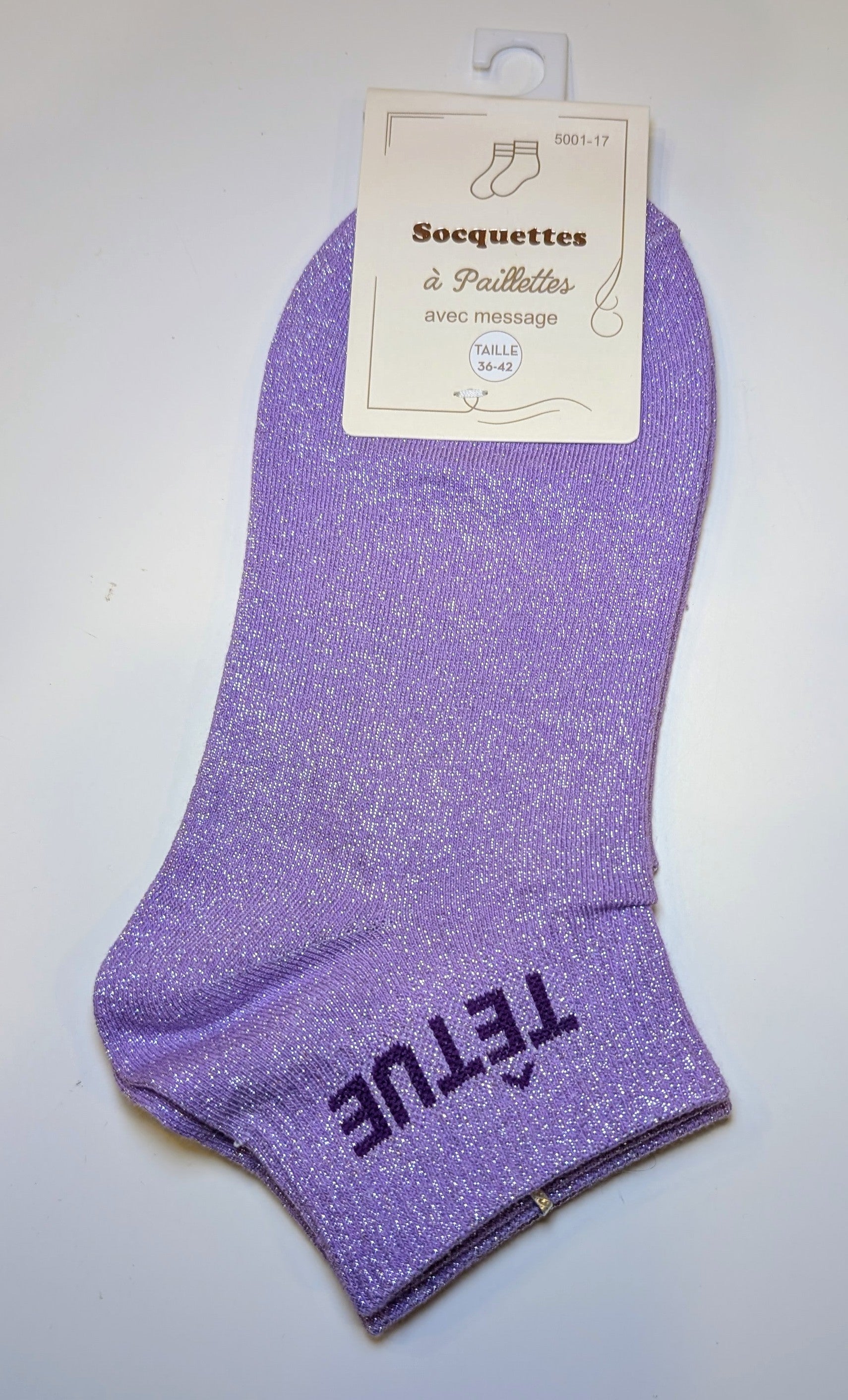 Chaussettes à paillettes - Têtue (36-42)