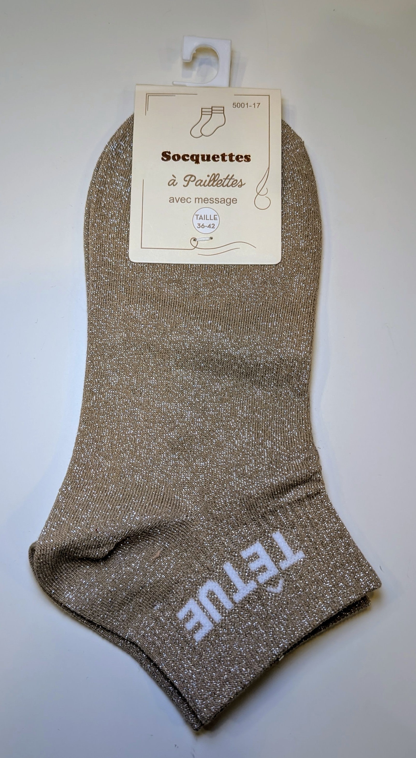 Chaussettes à paillettes - Têtue (36-42)