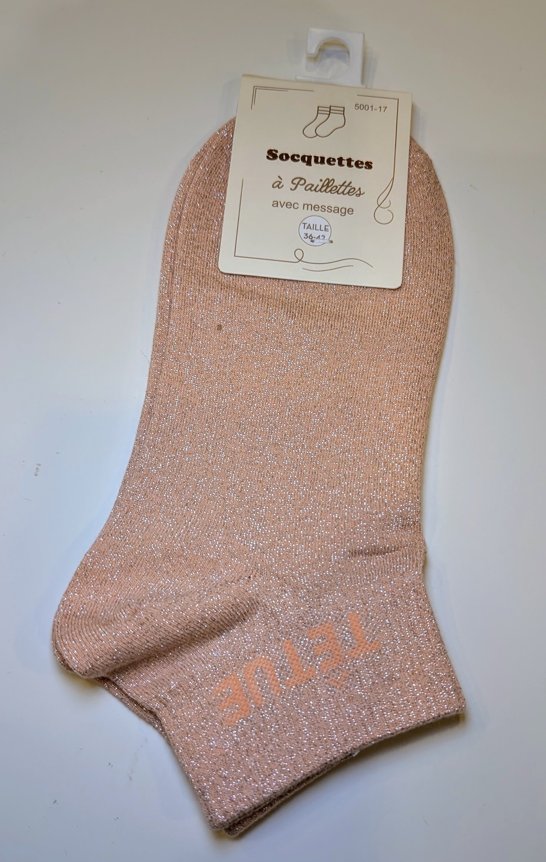 Chaussettes à paillettes - Têtue (36-42)