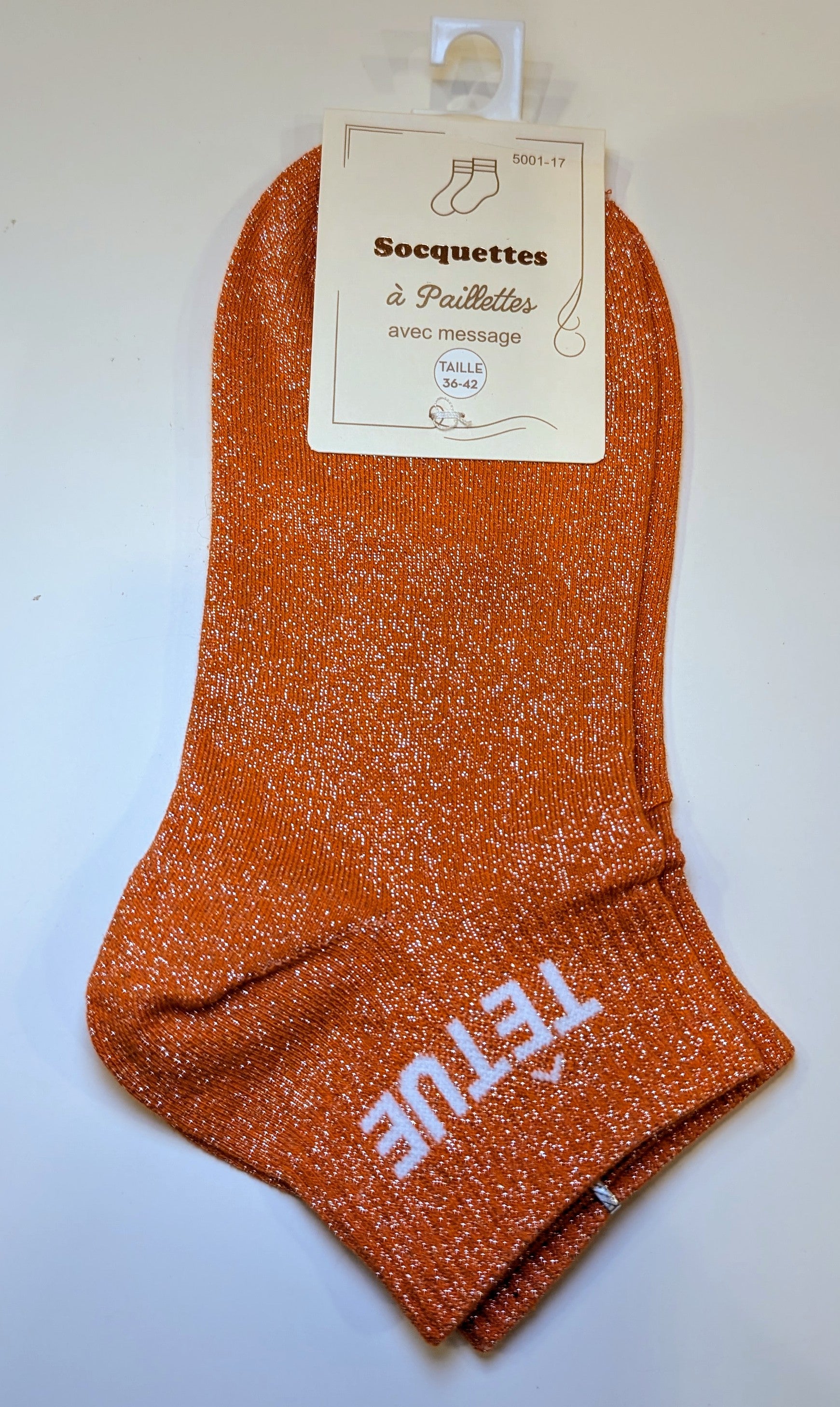 Chaussettes à paillettes - Têtue (36-42)