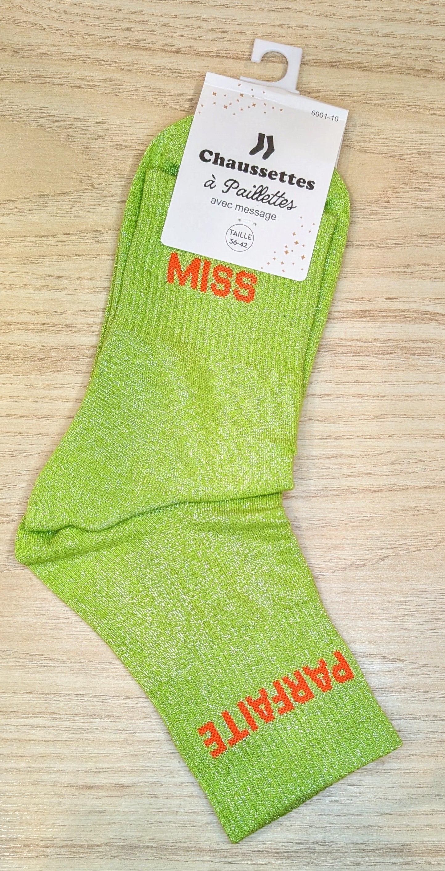 Chaussettes à paillettes - Miss Parfaite (36-42)