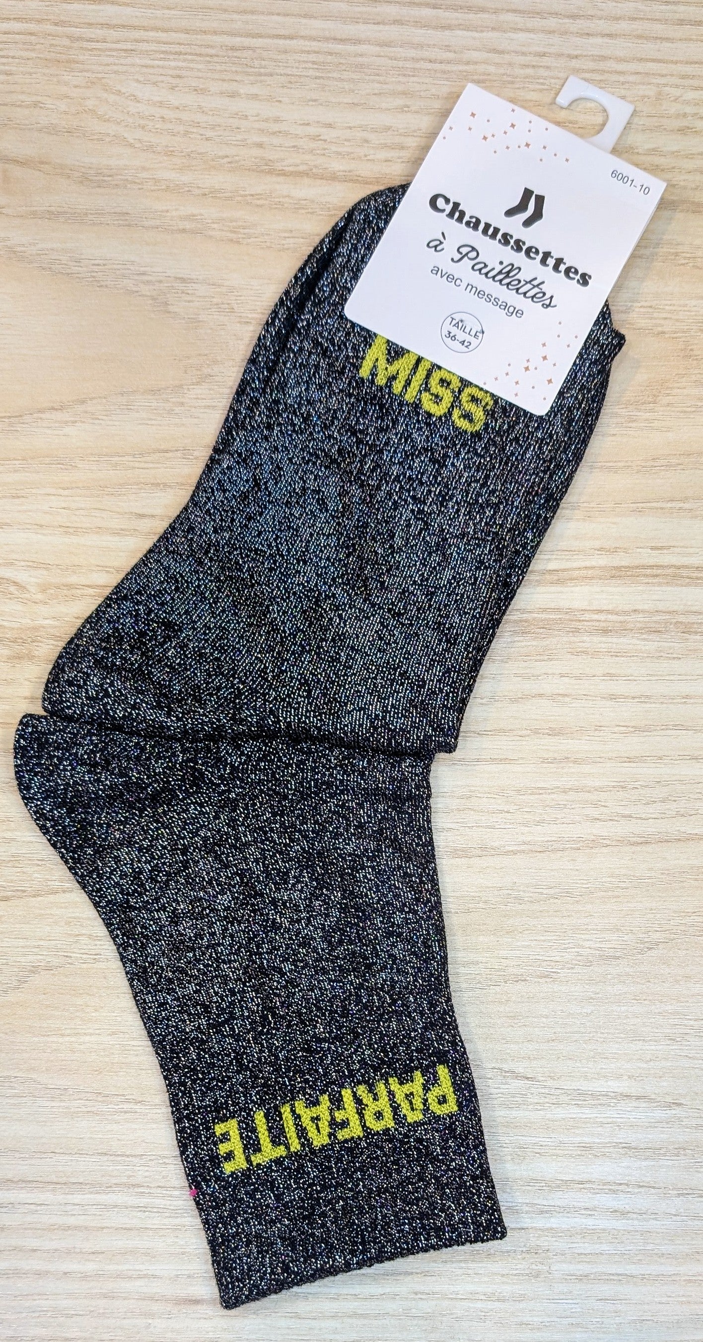 Chaussettes à paillettes - Miss Parfaite (36-42)