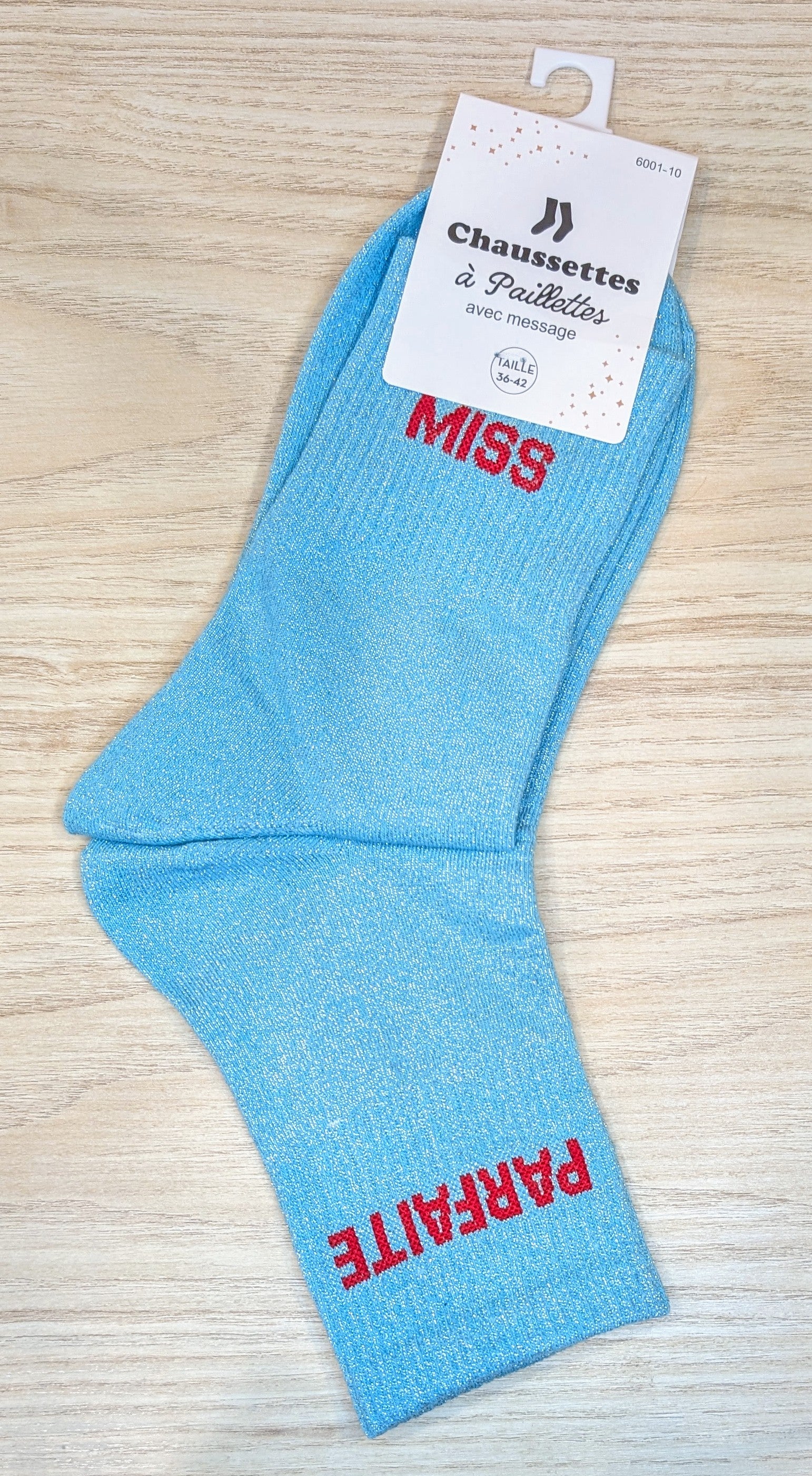 Chaussettes à paillettes - Miss Parfaite (36-42)